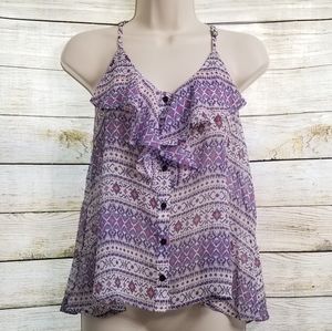 💄 NWOT ARIZONA Ruffle Blouse M